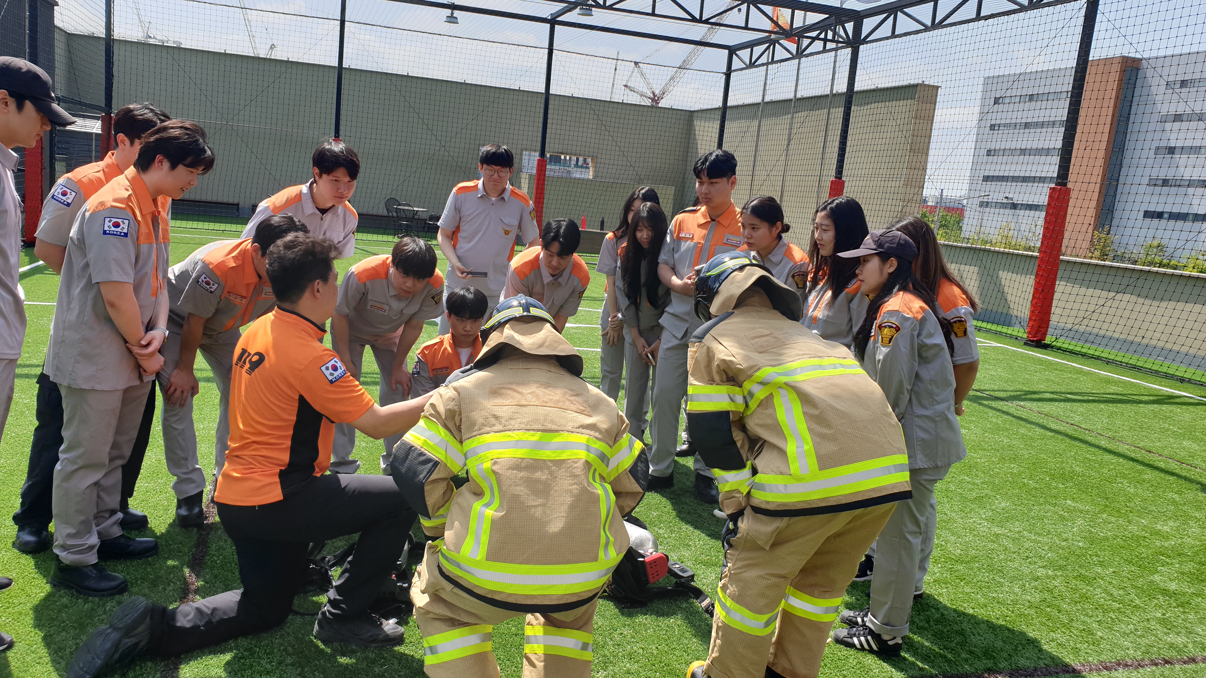 The University Student Volunteer Fire Brigade Activity Photo